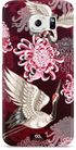 Handyhülle {variation2_option_id} Hülle Blumen Blüten Kranich Vögel Japan Handy Hardcover Hardcase Schutzhülle Autiga®preview