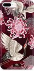 Handyhülle {variation2_option_id} Hülle Blumen Blüten Kranich Vögel Japan Handy Hardcover Hardcase Schutzhülle Autiga®preview