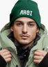Herren Beanie Ahoi Patch Strickmütze Spruch Aufdruck Lustig Mütze Männer Maritim Streetwear Moonworks®preview