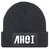 Herren Beanie Ahoi Patch Strickmütze Spruch Aufdruck Lustig Mütze Männer Maritim Streetwear Moonworks®preview