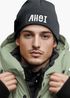 Herren Beanie Ahoi Patch Strickmütze Spruch Aufdruck Lustig Mütze Männer Maritim Streetwear Moonworks®preview