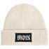 Herren Beanie Aufdruck Moin Wintermütze mit Patch Print Norddeutsch Strickmütze mit Umschlag Rippstrick Neverless®preview