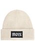 Herren Beanie Aufdruck Moin Wintermütze mit Patch Print Norddeutsch Strickmütze mit Umschlag Rippstrick Neverless®preview