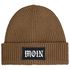 Herren Beanie Aufdruck Moin Wintermütze mit Patch Print Norddeutsch Strickmütze mit Umschlag Rippstrick Neverless®preview