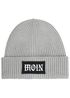 Herren Beanie Aufdruck Moin Wintermütze mit Patch Print Norddeutsch Strickmütze mit Umschlag Rippstrick Neverless®preview