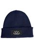 Herren Beanie Bedruckt Outdoor Berge Wintermütze mit Patch Aufdruck Print Strickmütze Rippstrick Neverless®preview