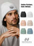 Herren Beanie Bedruckt Outdoor Design Wintermütze Aufdruck Logo Print Strickmütze Rippstrick Neverless®preview