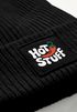 Herren Beanie mit Grafik Print Aufdruck Hot Stuff Strickmütze Wintermütze Männer Moonworks®preview