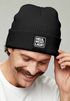 Herren Beanie mit Grafik Print Geschenkidee Outdoor Sportler Strickmütze Aufdruck Heul nicht Lauf! Wintermütze Moonworks® preview