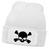 Herren Beanie mit Patch Skull Strickmütze Totenkopf Aufdruck Lustig Mütze Männer Moonworks®preview