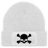 Herren Beanie mit Patch Skull Strickmütze Totenkopf Aufdruck Lustig Mütze Männer Moonworks®preview