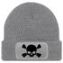Herren Beanie mit Patch Skull Strickmütze Totenkopf Aufdruck Lustig Mütze Männer Moonworks®preview