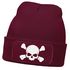 Herren Beanie mit Patch Skull Strickmütze Totenkopf Aufdruck Lustig Mütze Männer Moonworks®preview