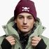 Herren Beanie mit Patch Skull Strickmütze Totenkopf Aufdruck Lustig Mütze Männer Moonworks®preview