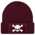Herren Beanie mit Patch Skull Strickmütze Totenkopf Aufdruck Lustig Mütze Männer Moonworks®preview