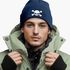 Herren Beanie mit Patch Skull Strickmütze Totenkopf Aufdruck Lustig Mütze Männer Moonworks®preview