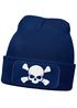 Herren Beanie mit Patch Skull Strickmütze Totenkopf Aufdruck Lustig Mütze Männer Moonworks®preview