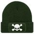 Herren Beanie mit Patch Skull Strickmütze Totenkopf Aufdruck Lustig Mütze Männer Moonworks®preview