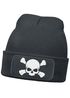 Herren Beanie mit Patch Skull Strickmütze Totenkopf Aufdruck Lustig Mütze Männer Moonworks®preview