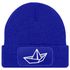 Herren Beanie mit Patch Strickmütze  Aufdruck Boot Design Maritim Lustig Mütze Männergeschenk für Bootsliebhaber  Moonworks®preview