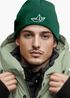 Herren Beanie mit Patch Strickmütze  Aufdruck Boot Design Maritim Lustig Mütze Männergeschenk für Bootsliebhaber  Moonworks®preview