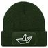 Herren Beanie mit Patch Strickmütze  Aufdruck Boot Design Maritim Lustig Mütze Männergeschenk für Bootsliebhaber  Moonworks®preview