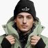 Herren Beanie mit Patch Strickmütze  Aufdruck Boot Design Maritim Lustig Mütze Männergeschenk für Bootsliebhaber  Moonworks®preview