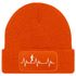 Herren Beanie mit Patch Strickmütze Aufdruck Herzschlag Joggen Sport Outdoor Fashion Lustig Mütze Männer Moonworks®preview