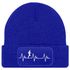 Herren Beanie mit Patch Strickmütze Aufdruck Herzschlag Joggen Sport Outdoor Fashion Lustig Mütze Männer Moonworks®preview
