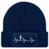 Herren Beanie mit Patch Strickmütze Aufdruck Herzschlag Joggen Sport Outdoor Fashion Lustig Mütze Männer Moonworks®preview