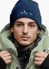 Herren Beanie mit Patch Strickmütze Aufdruck Herzschlag Joggen Sport Outdoor Fashion Lustig Mütze Männer Moonworks®preview