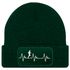 Herren Beanie mit Patch Strickmütze Aufdruck Herzschlag Joggen Sport Outdoor Fashion Lustig Mütze Männer Moonworks®preview
