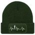 Herren Beanie mit Patch Strickmütze Aufdruck Herzschlag Joggen Sport Outdoor Fashion Lustig Mütze Männer Moonworks®preview