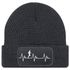 Herren Beanie mit Patch Strickmütze Aufdruck Herzschlag Joggen Sport Outdoor Fashion Lustig Mütze Männer Moonworks®preview