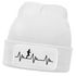 Herren Beanie mit Patch Strickmütze Aufdruck Herzschlag Joggen Sport Outdoor Fashion Lustig Mütze Männer Moonworks®preview