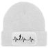 Herren Beanie mit Patch Strickmütze Aufdruck Herzschlag Joggen Sport Outdoor Fashion Lustig Mütze Männer Moonworks®preview