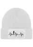 Herren Beanie mit Patch Strickmütze Aufdruck Herzschlag Joggen Sport Outdoor Fashion Lustig Mütze Männer Moonworks®preview