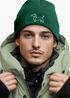 Herren Beanie mit Patch Strickmütze Aufdruck Hund Lustig Geschenk Dackelbesitzer Mütze Männer Moonworks®preview