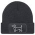 Herren Beanie mit Patch Strickmütze Aufdruck Hund Lustig Geschenk Dackelbesitzer Mütze Männer Moonworks®preview