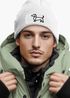 Herren Beanie mit Patch Strickmütze Aufdruck Hund Lustig Geschenk Dackelbesitzer Mütze Männer Moonworks®preview