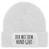 Herren Beanie mit Patch Strickmütze Gassi gehen Spruch Aufdruck Lustig Mütze Männer Geschenk Hundebesitzer Moonworks®preview