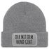 Herren Beanie mit Patch Strickmütze Gassi gehen Spruch Aufdruck Lustig Mütze Männer Geschenk Hundebesitzer Moonworks®preview