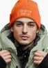 Herren Beanie mit Patch Strickmütze Gassi gehen Spruch Aufdruck Lustig Mütze Männer Geschenk Hundebesitzer Moonworks®preview