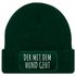 Herren Beanie mit Patch Strickmütze Gassi gehen Spruch Aufdruck Lustig Mütze Männer Geschenk Hundebesitzer Moonworks®preview