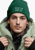 Herren Beanie mit Patch Strickmütze Gassi gehen Spruch Aufdruck Lustig Mütze Männer Geschenk Hundebesitzer Moonworks®preview