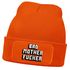 Herren Beanie mit Patch Strickmütze mit  Design Spruch Bad Motherfucker Mütze Männergeschenke Lustig Moonworks®preview