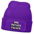Herren Beanie mit Patch Strickmütze mit  Design Spruch Bad Motherfucker Mütze Männergeschenke Lustig Moonworks®preview