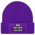 Herren Beanie mit Patch Strickmütze mit  Design Spruch Bad Motherfucker Mütze Männergeschenke Lustig Moonworks®preview
