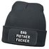 Herren Beanie mit Patch Strickmütze mit  Design Spruch Bad Motherfucker Mütze Männergeschenke Lustig Moonworks®preview