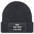 Herren Beanie mit Patch Strickmütze mit  Design Spruch Bad Motherfucker Mütze Männergeschenke Lustig Moonworks®preview